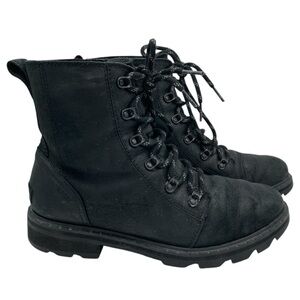 Sorel Lennox Waterproof Lace Up Nubuck Hiking Boots